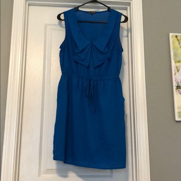 *SOLD* Royal Blue Dress WITH POCKETS - Picture 3 of 4